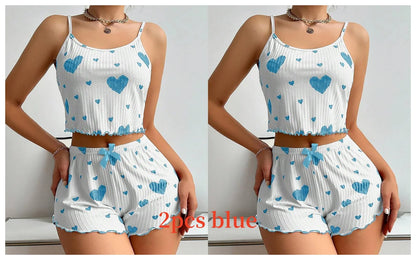 ZUPHAR™ Women’s Summer Pajama Shorts Set