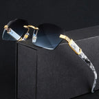 Polarized UV400 Sunglasses — Lightweight Rimless Style | Multiple Colors
