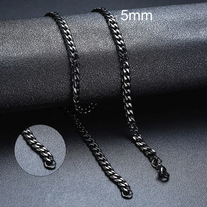 ZUPHAR™ Diamond-Cut Stainless Steel Curb Chain
