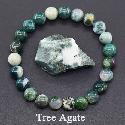 AURA STONE™ Natural Healing Crystal Bracelet – Balance & Protection