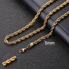 ZUPHAR™ Diamond-Cut Stainless Steel Curb Chain