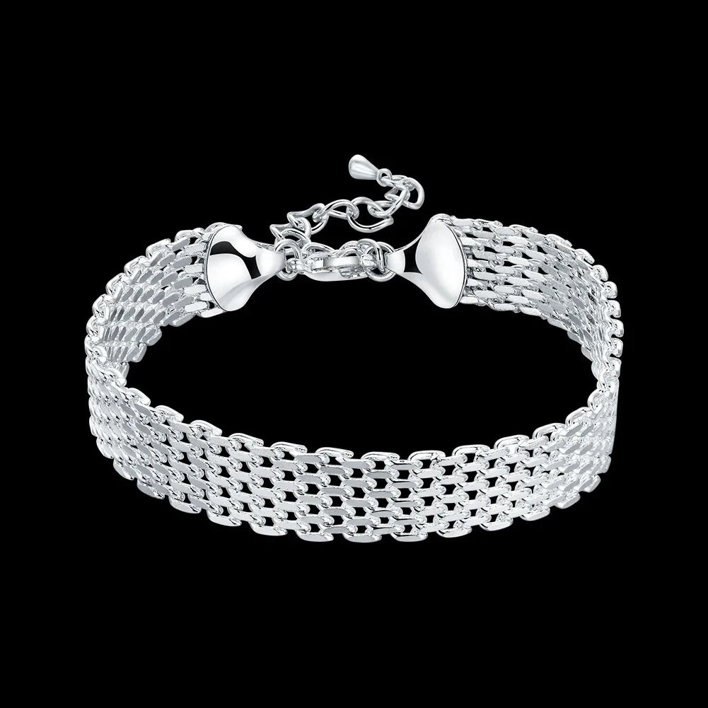 ZUPHAR™ 925 Sterling Silver Cuban Link Bracelet