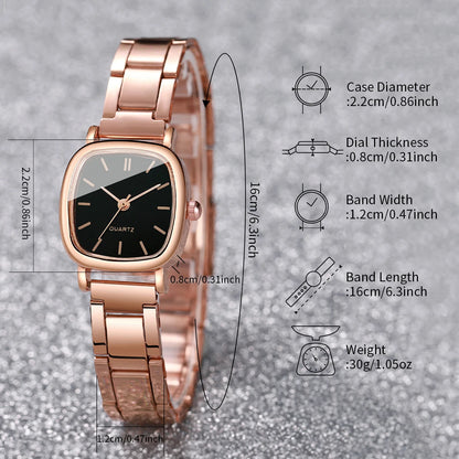 ZUPHAR™ Elegant Quartz Watch & Bracelet Set