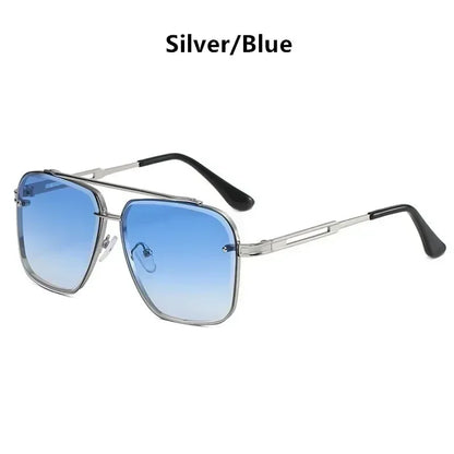 Fashion Square Pilot Sunglasses – Men & Women | UV400 Gradient Lenses