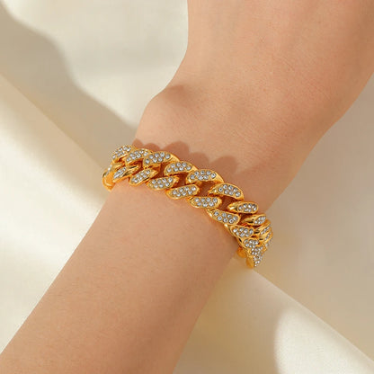 Cuban Chain Necklace & Bracelet Set — Women | ZUPHAR