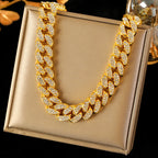 Cuban Chain Necklace & Bracelet Set