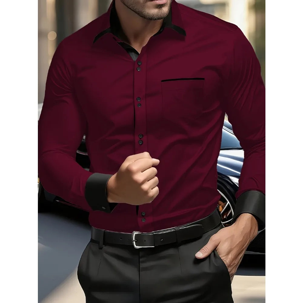 ZUPHAR™ Modern Patchwork Smart Casual Shirt