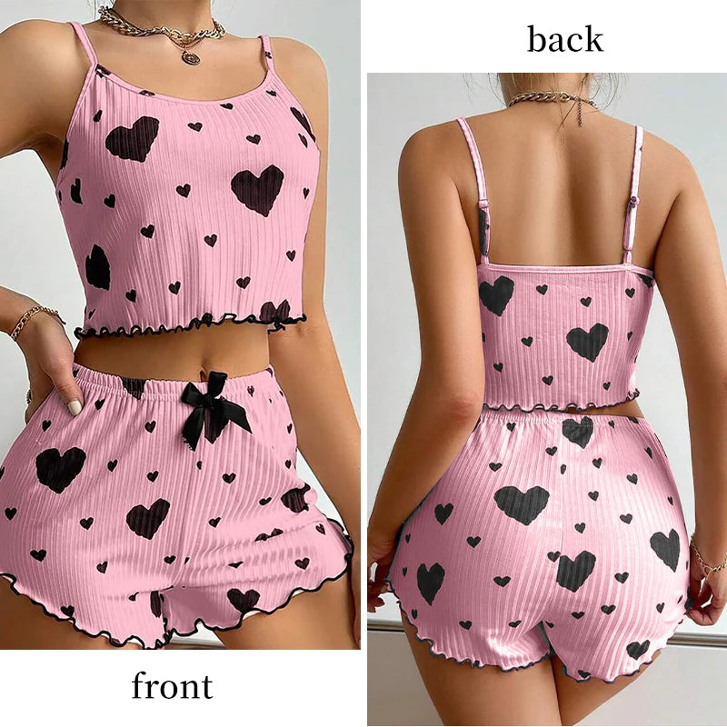 ZUPHAR™ Women’s Summer Pajama Shorts Set