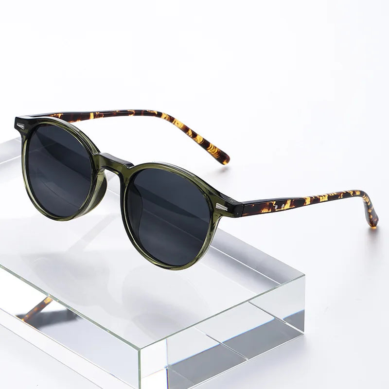 Vintage Round Sunglasses for Women & Men — Mirror Lenses | ZUPHAR