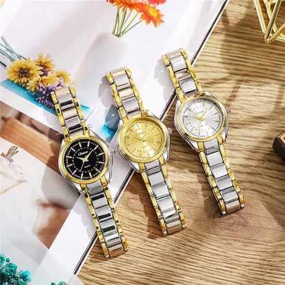 ZUPHAR™ Women Two-Tone Quartz Watch
