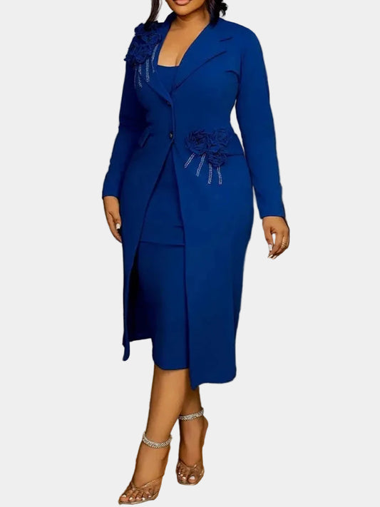 ZUPHAR™ Elegant Appliqué Pencil Dress
