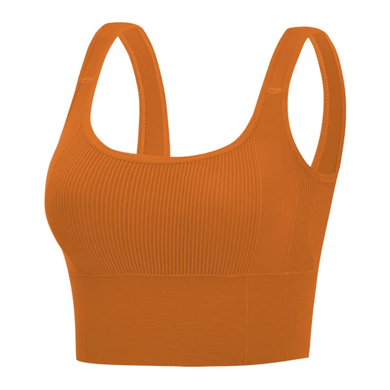 ZUPHAR™ Seamless Ribbed Yoga Sports Bra