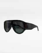 Oversized Shield Gradient Sunglasses