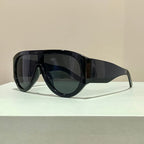 Oversized Shield Gradient Sunglasses