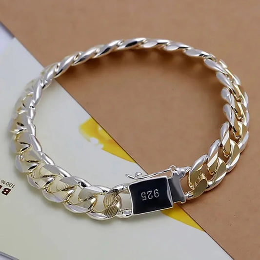 ZUPHAR™ 925 Sterling Silver Cuban Link Bracelet