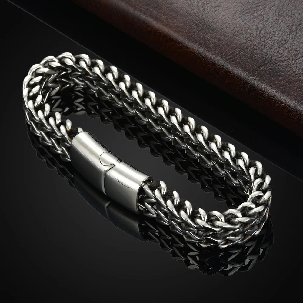 ZUPHAR™ Magnetic Stainless Steel Chain Bracelet
