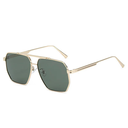ZUPHAR Polarized Square Sunglasses — Vintage Metal Frame, UV400, Unisex