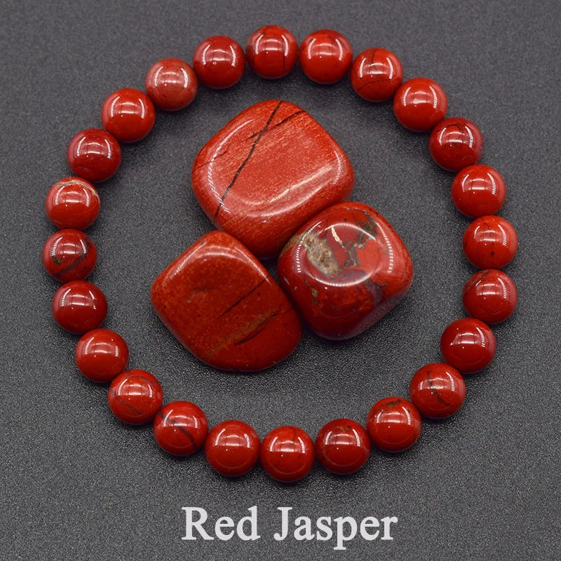 ZUPHAR™ AURA STONE™ Natural Stone Bead Bracelet – Healing Energy Jewelry
