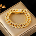 Cuban Chain Necklace & Bracelet Set