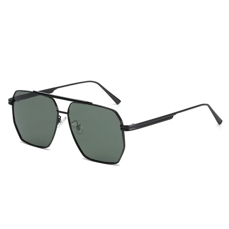 Polarized Square Metal Sunglasses