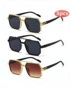 Pack Retro Square Sunglasses