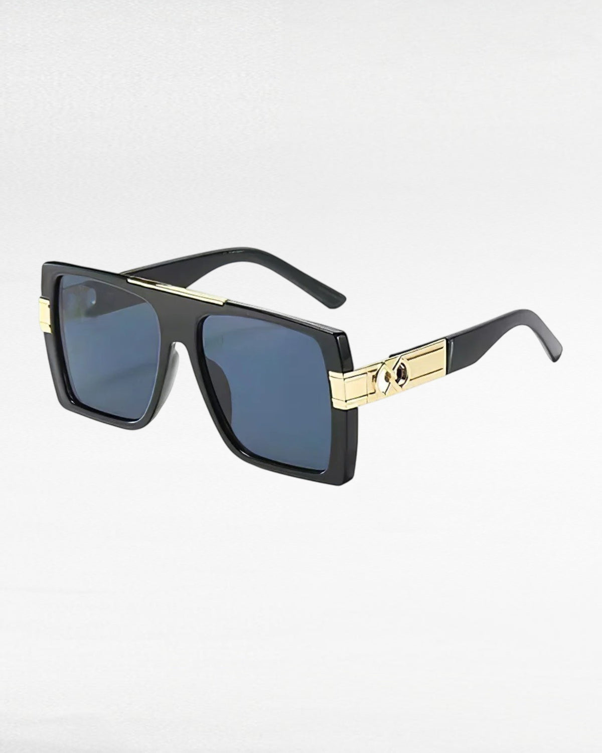 Vintage Square Sunglasses for Women - Gold Decoration | UV400 Anti-Reflective