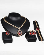 Vintage Teardrop Statement Jewelry Set