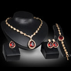 Vintage Teardrop Statement Jewelry Set