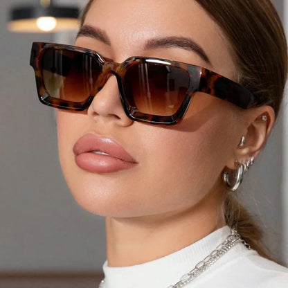 ZUPHAR Vintage Oversized Square Sunglasses — UV400, Unisex, Polycarbonate Lens