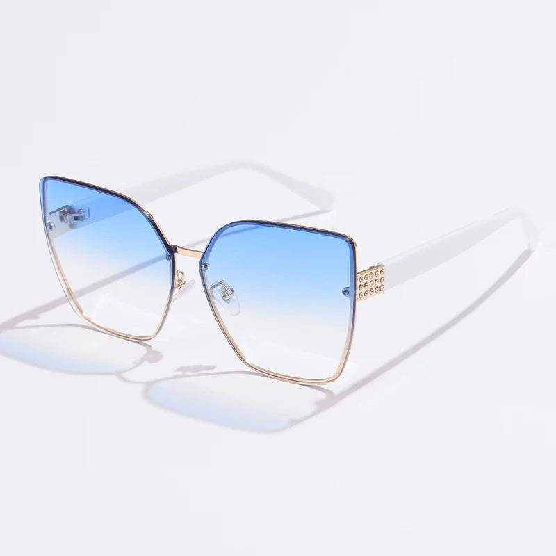ZUPHAR Cat Eye Sunglasses for Women — Large Frame, Gradient Lens, UV400 Protection