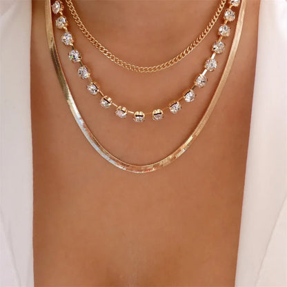 Women’s Layered Gold-Tone Heart & Coin Pendant Necklace