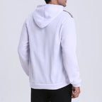 ZUPHAR™ Sweat à capuche zippé homme à pois