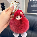 Fluffy Doll Keychain