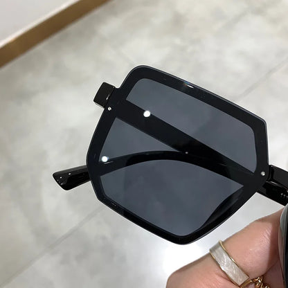 Big Frame Vintage Sunglasses — Retro Square UV400 for Men & Women