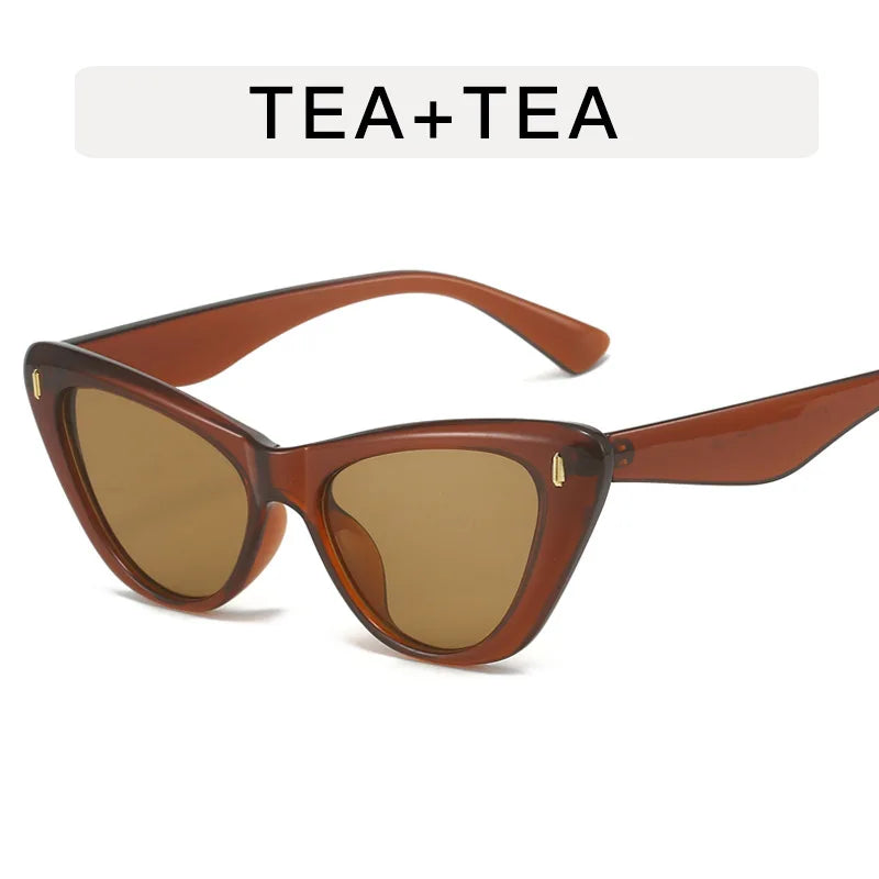 Mirrored Cat Eye Sunglasses