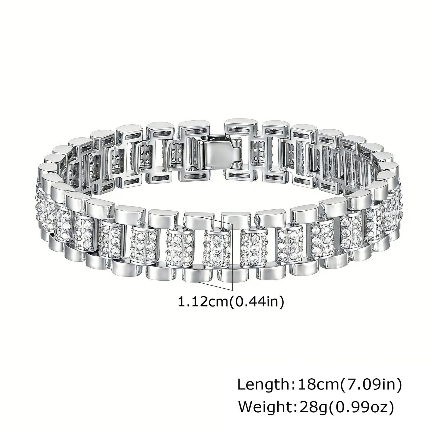 ZUPHAR™ Luxe Crystal Gold Chain Bracelet