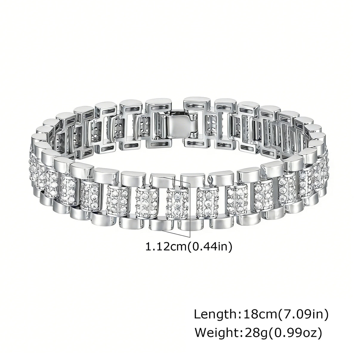 ZUPHAR™ Luxe Crystal Gold Chain Bracelet