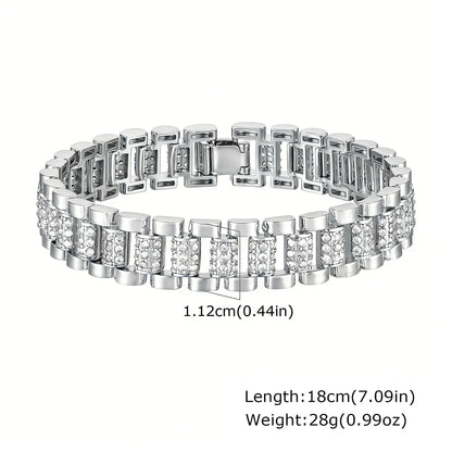 ZUPHAR™ Luxe Crystal Gold Chain Bracelet