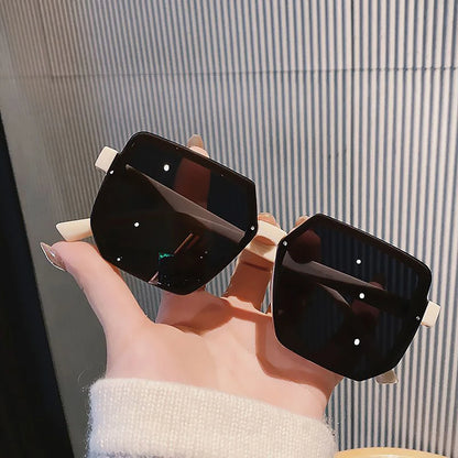 Big Frame Vintage Sunglasses — Retro Square UV400 for Men & Women