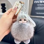 Fluffy Doll Keychain