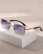 ZUPHAR™ Luxe Rimless Square Sunglasses for Women