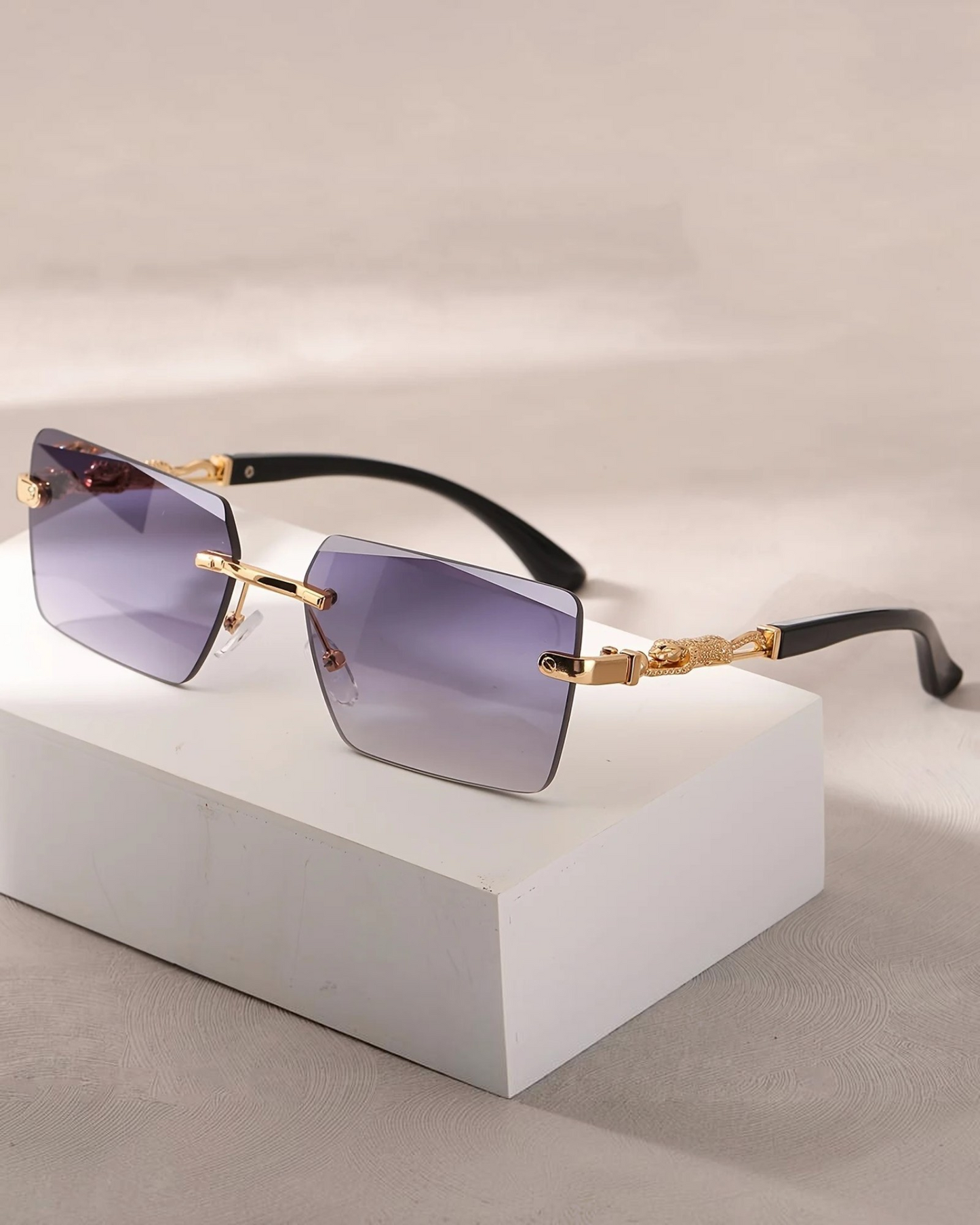 ZUPHAR™ Luxe Rimless Square Sunglasses for Women