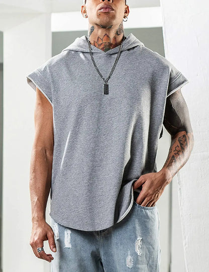 ZUPHAR™ Streetwear Sleeveless Hooded Tank Top