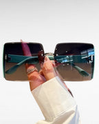 Oversized Square UV400 Sunglasses
