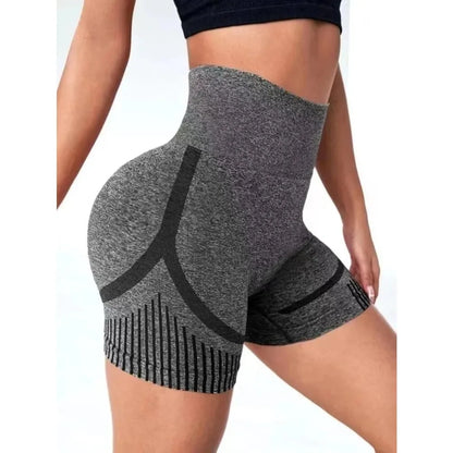 Sculpting High-Waist Yoga Shorts