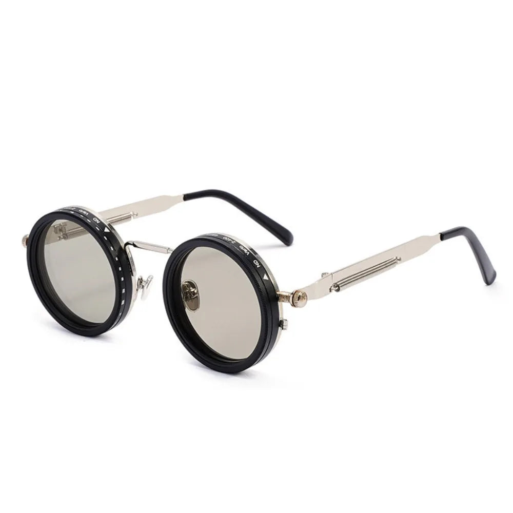 Vintage Steampunk Round Sunglasses