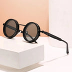 Vintage Steampunk Round Sunglasses