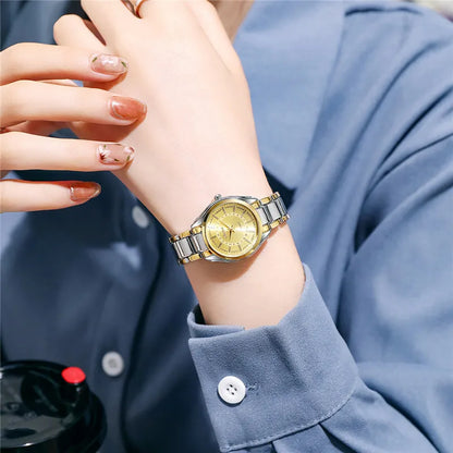 ZUPHAR™ Women Two-Tone Quartz Watch