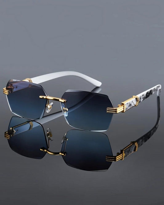 Polarized UV400 Sunglasses — Lightweight Rimless Style | Multiple Colors