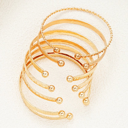 ZUPHAR™ Modern Gold Geometric Cuff Bracelet